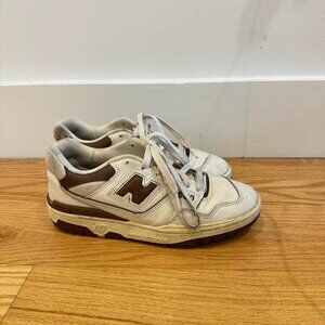 Aime Leon Dore Women's White and Cream Trainers